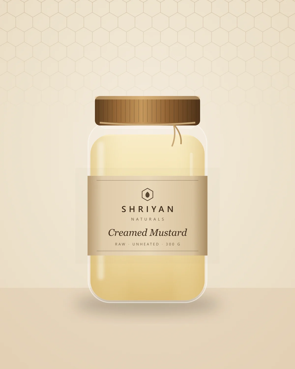 Creamed Mustard Honey jar